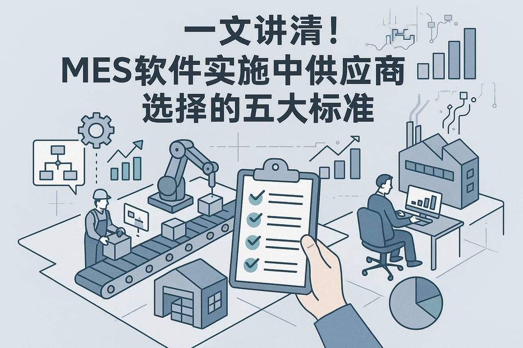 一文讲清！MES 软件实施中供应商选择的五大标准